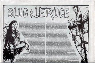 ZINE SLUG AND LETTUCE